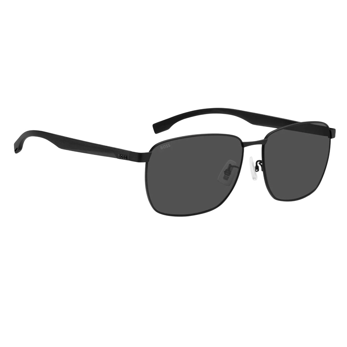 Dark Ruthenium-Grey - Side - Hugo Boss Mens Rectangle Sunglasses