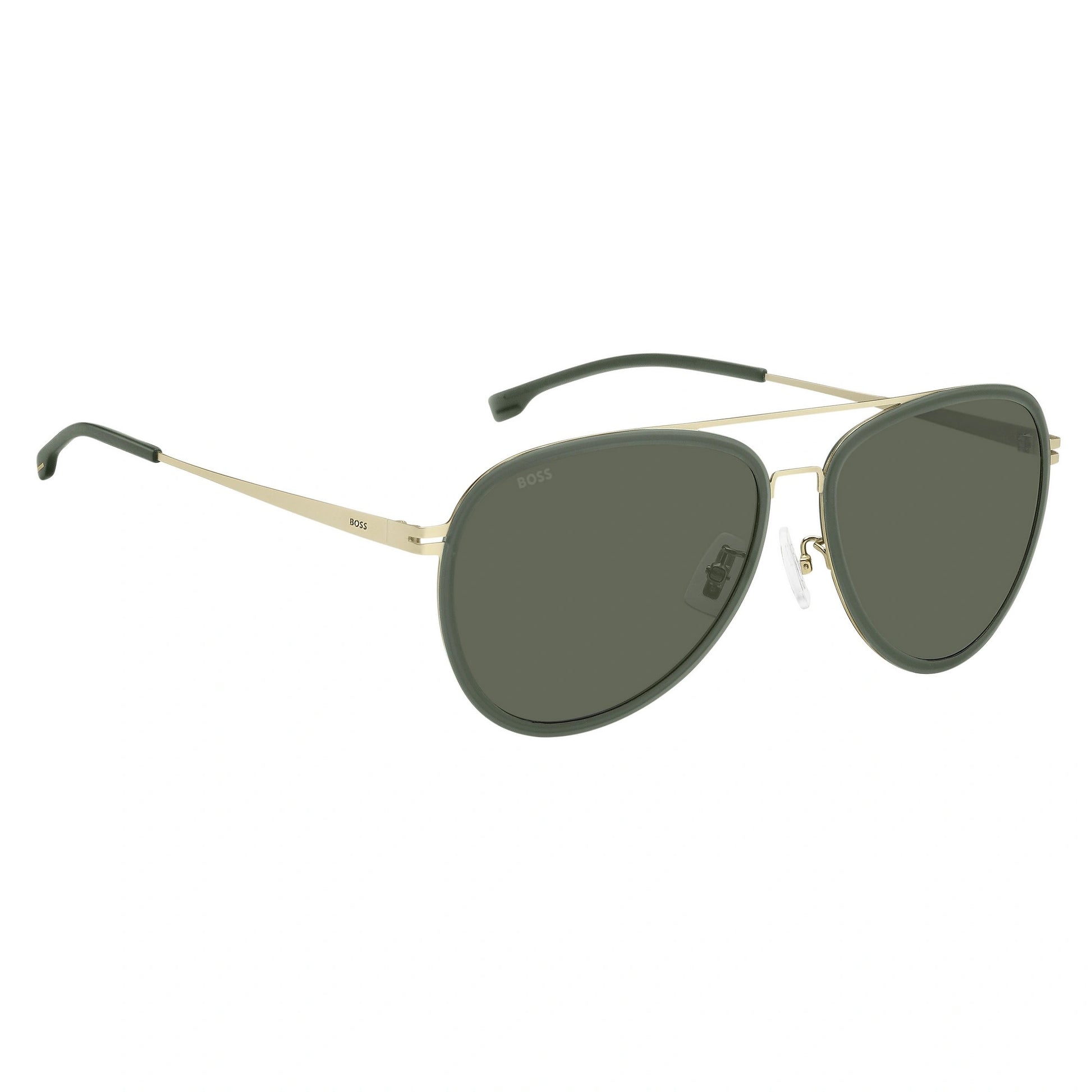 Green-Gold - Side - Hugo Boss 1466-F-SK Sunglasses