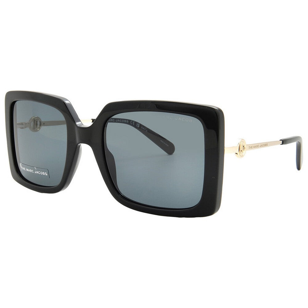 Grey-Black - Back - Marc Jacob Womens-Ladies Square Frame Sunglasses