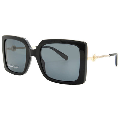 Grey-Black - Back - Marc Jacob Womens-Ladies Square Frame Sunglasses