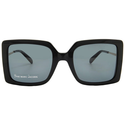 Grey-Black - Front - Marc Jacob Womens-Ladies Square Frame Sunglasses