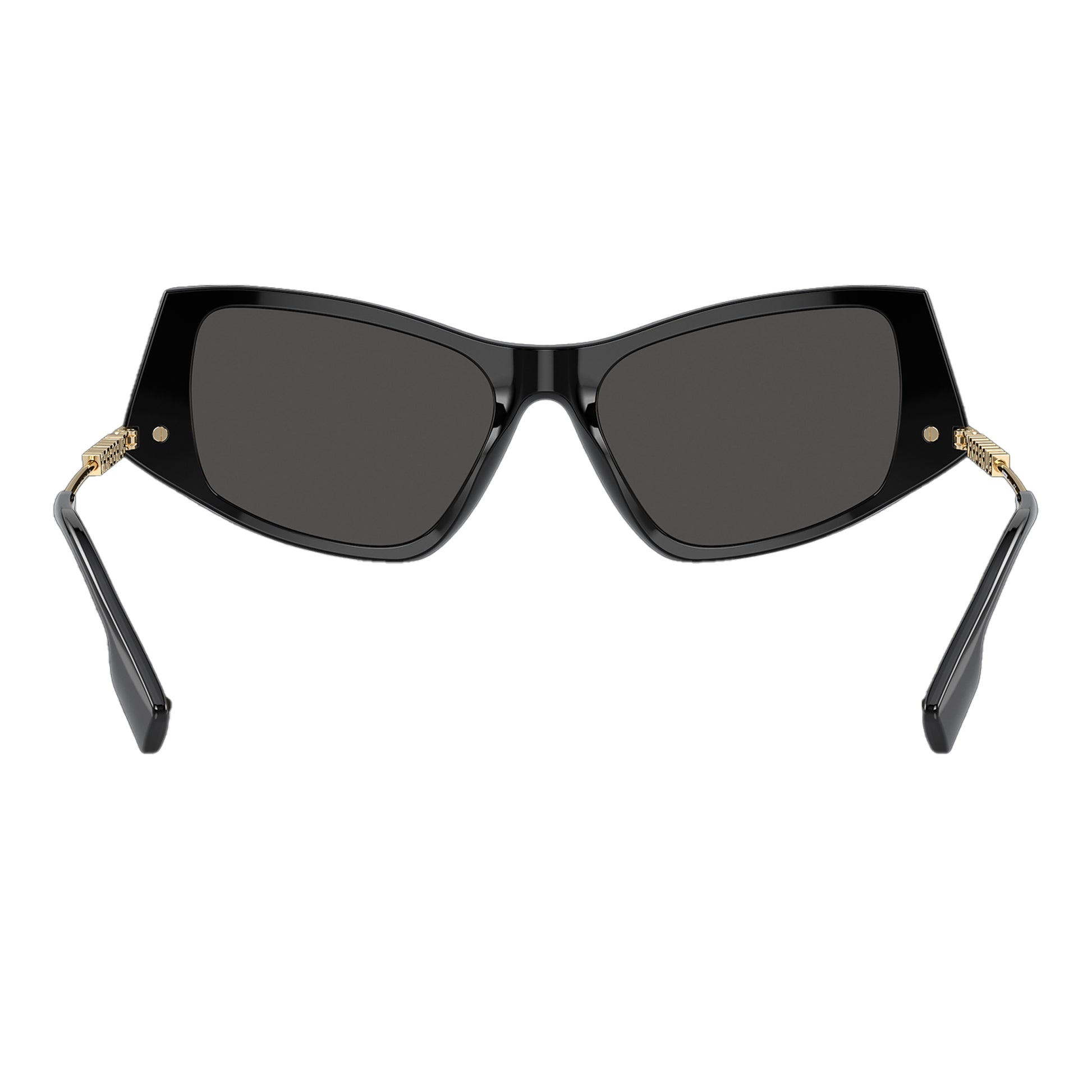 Blue-Grey - Back - Burberry Logo Sunglasses