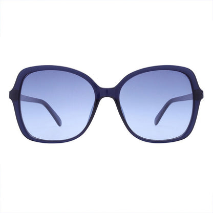 Navy-Blue - Front - Calvin Klein Womens-Ladies Gradient Sunglasses