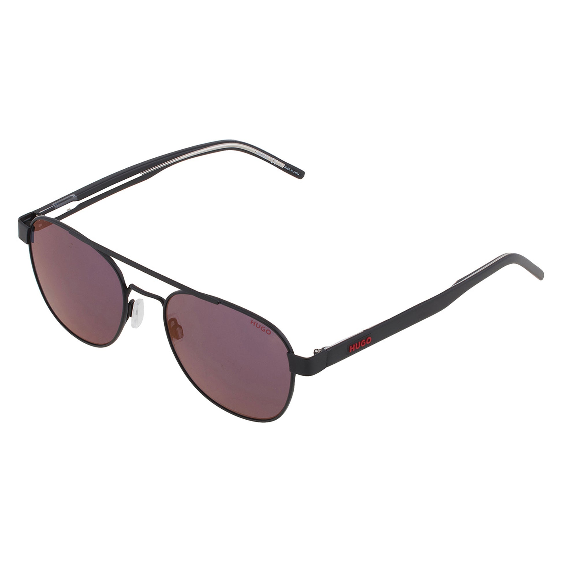 Matt Black-Red - Lifestyle - Hugo Boss Mens HG 1196-S 003 AO Sunglasses