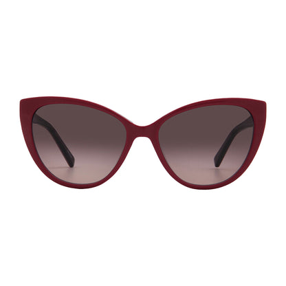 Cherry Red - Front - Moschino Womens-Ladies Cat Eye Sunglasses