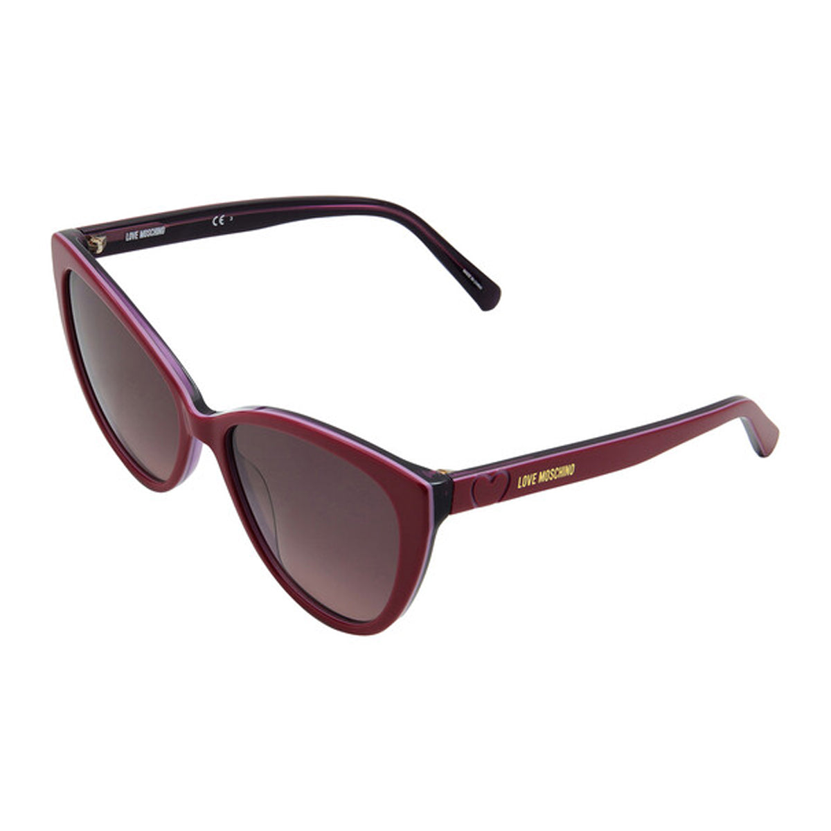 Cherry Red - Side - Moschino Womens-Ladies Cat Eye Sunglasses