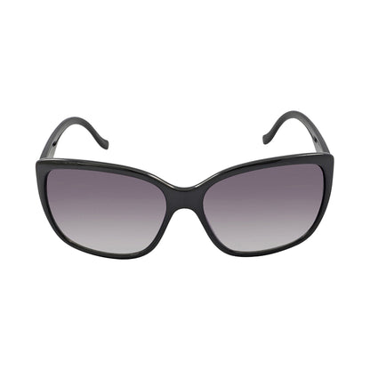 Black - Front - Calvin Klein Womens-Ladies Square Sunglasses