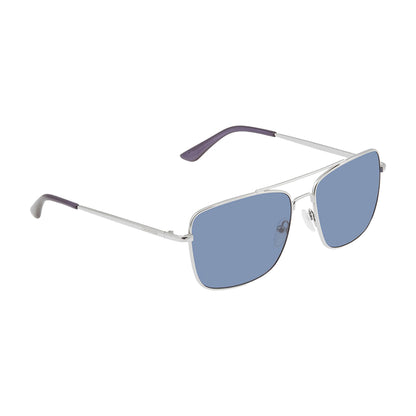 Silver - Back - Calvin Klein Mens Sunglasses