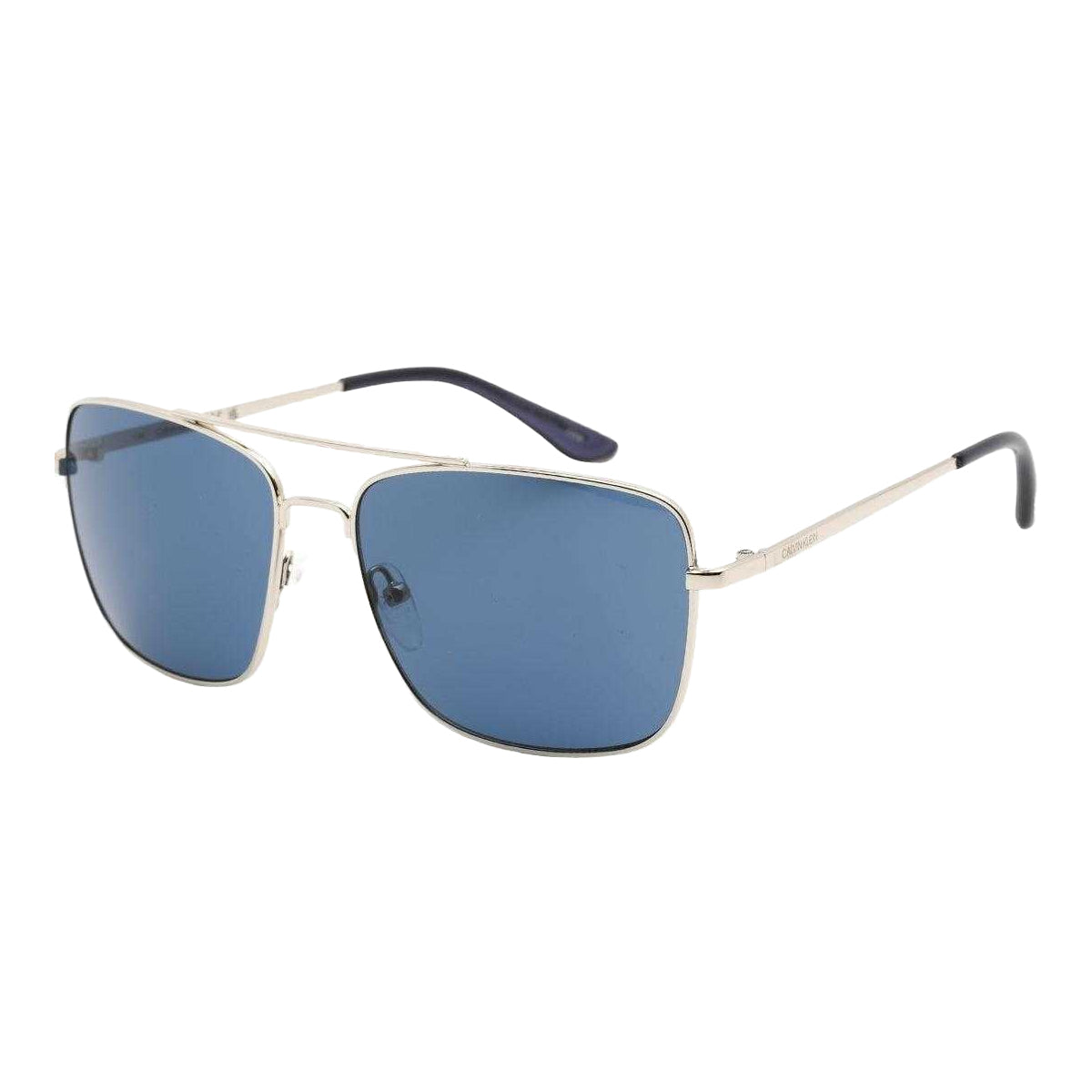 Silver - Side - Calvin Klein Mens Sunglasses