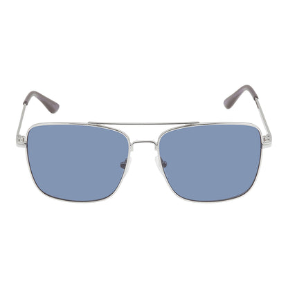 Silver - Front - Calvin Klein Mens Sunglasses