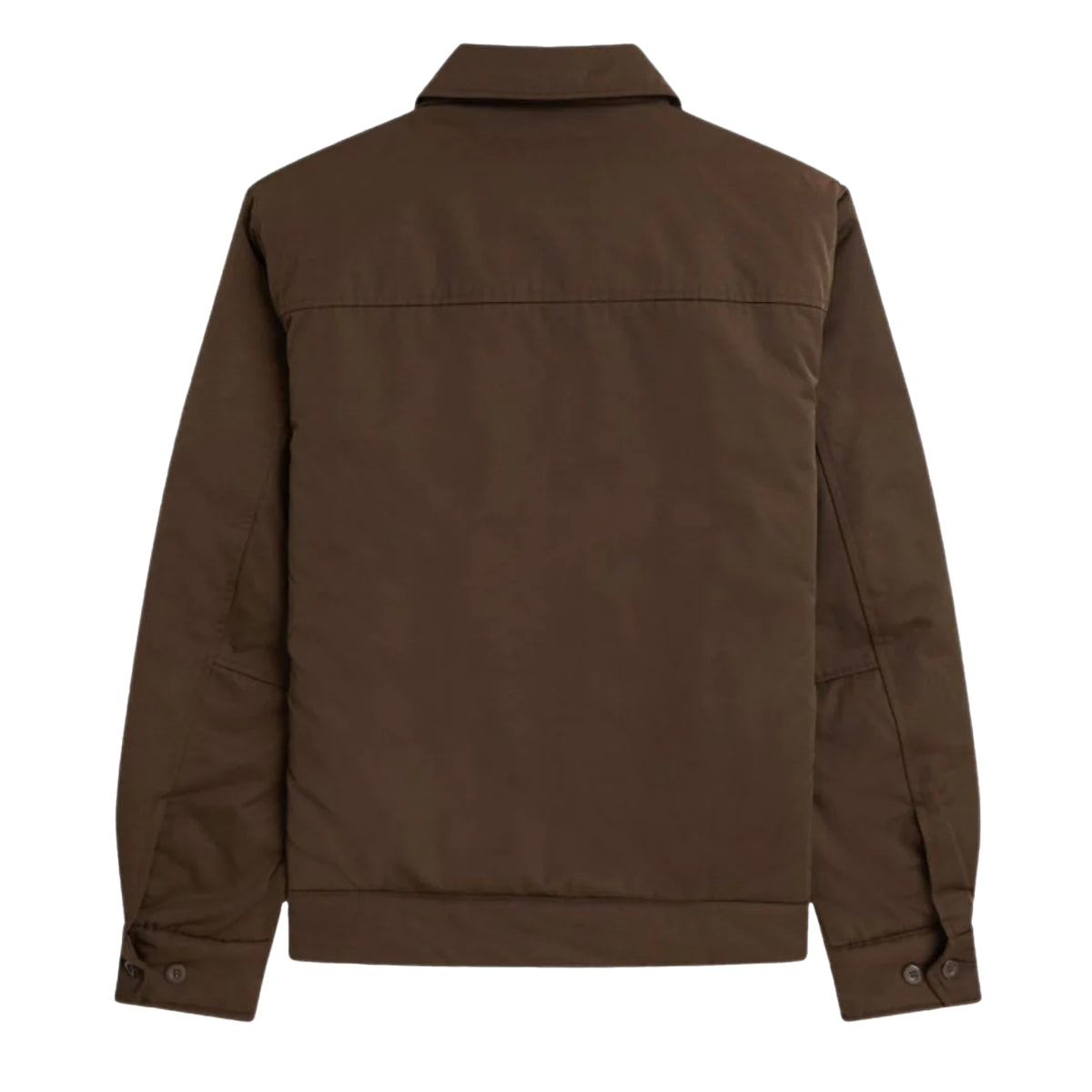 Dark Brown - Back - Fred Perry Unisex Adult Suited Zipped Jacket