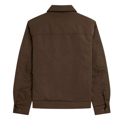 Dark Brown - Back - Fred Perry Unisex Adult Suited Zipped Jacket