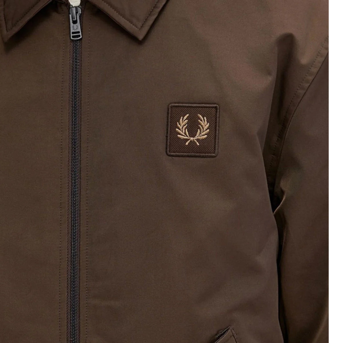Dark Brown - Side - Fred Perry Unisex Adult Suited Zipped Jacket