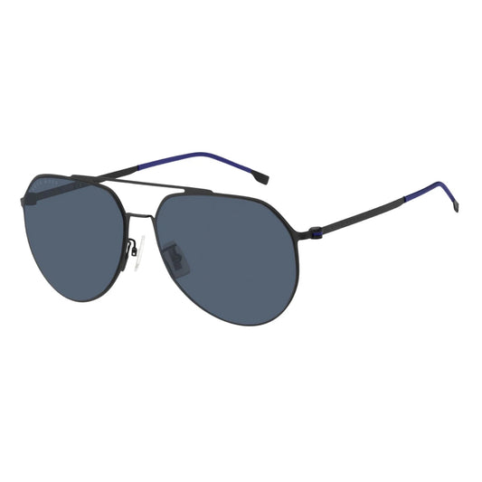 Matt Black - Front - Hugo Boss Mens Navigator Sunglasses