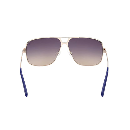 Blue-Gold - Back - Guess Mens Gradient Sunglasses