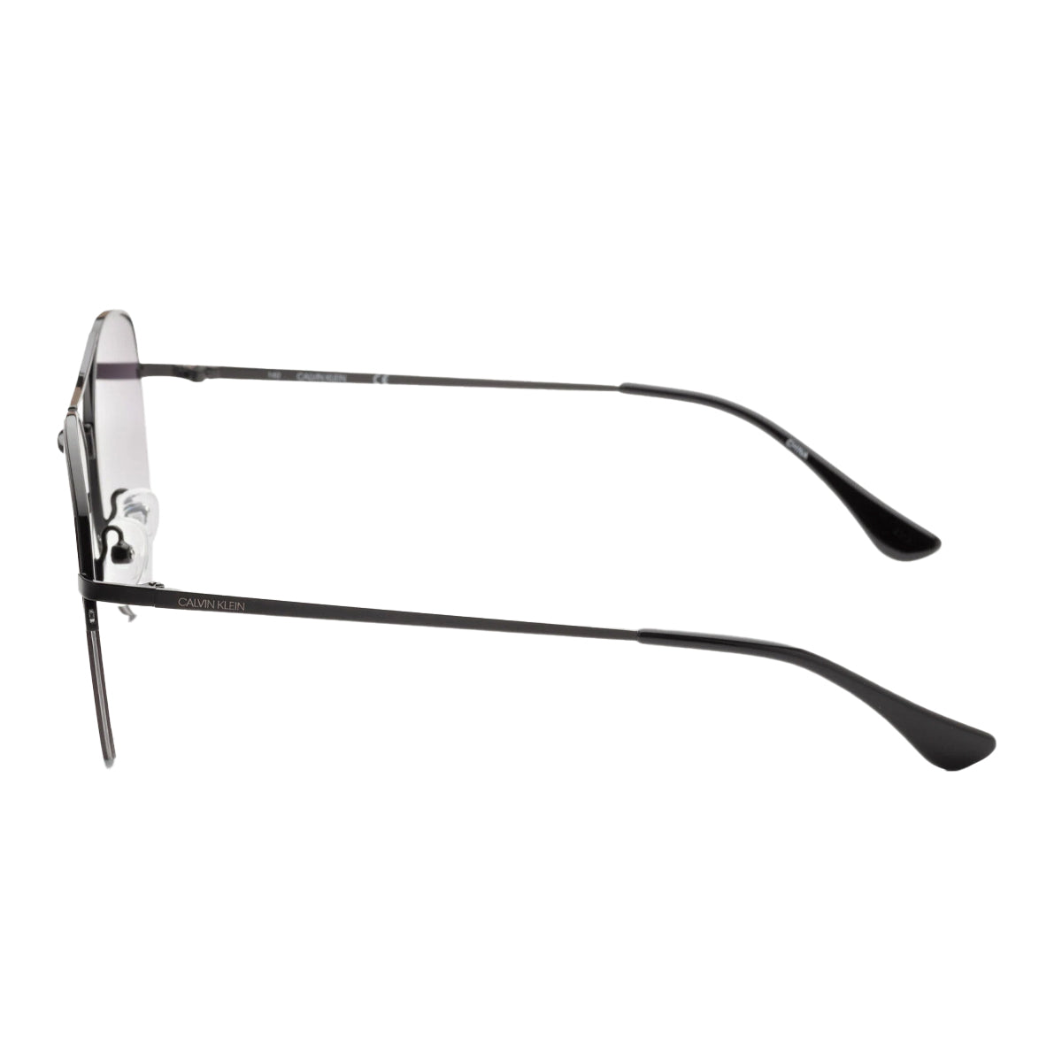 Grey - Side - Calvin Klein Mens Smoke Sunglasses