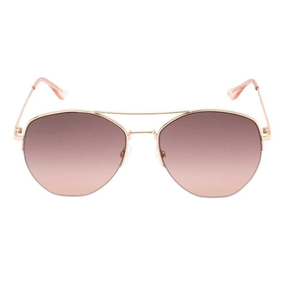 Rose Gold - Front - Calvin Klein Mens Smoke Sunglasses