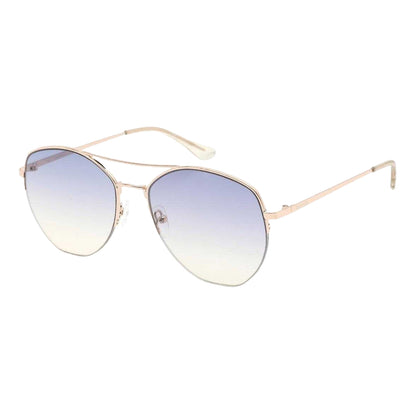 Navy-Gold - Back - Calvin Klein Mens Smoke Sunglasses