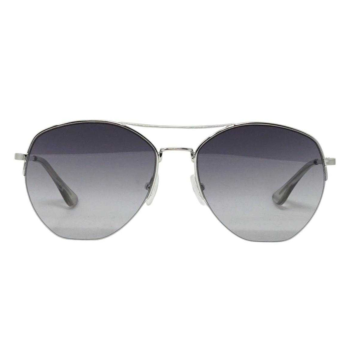 Silver - Front - Calvin Klein Mens Smoke Sunglasses