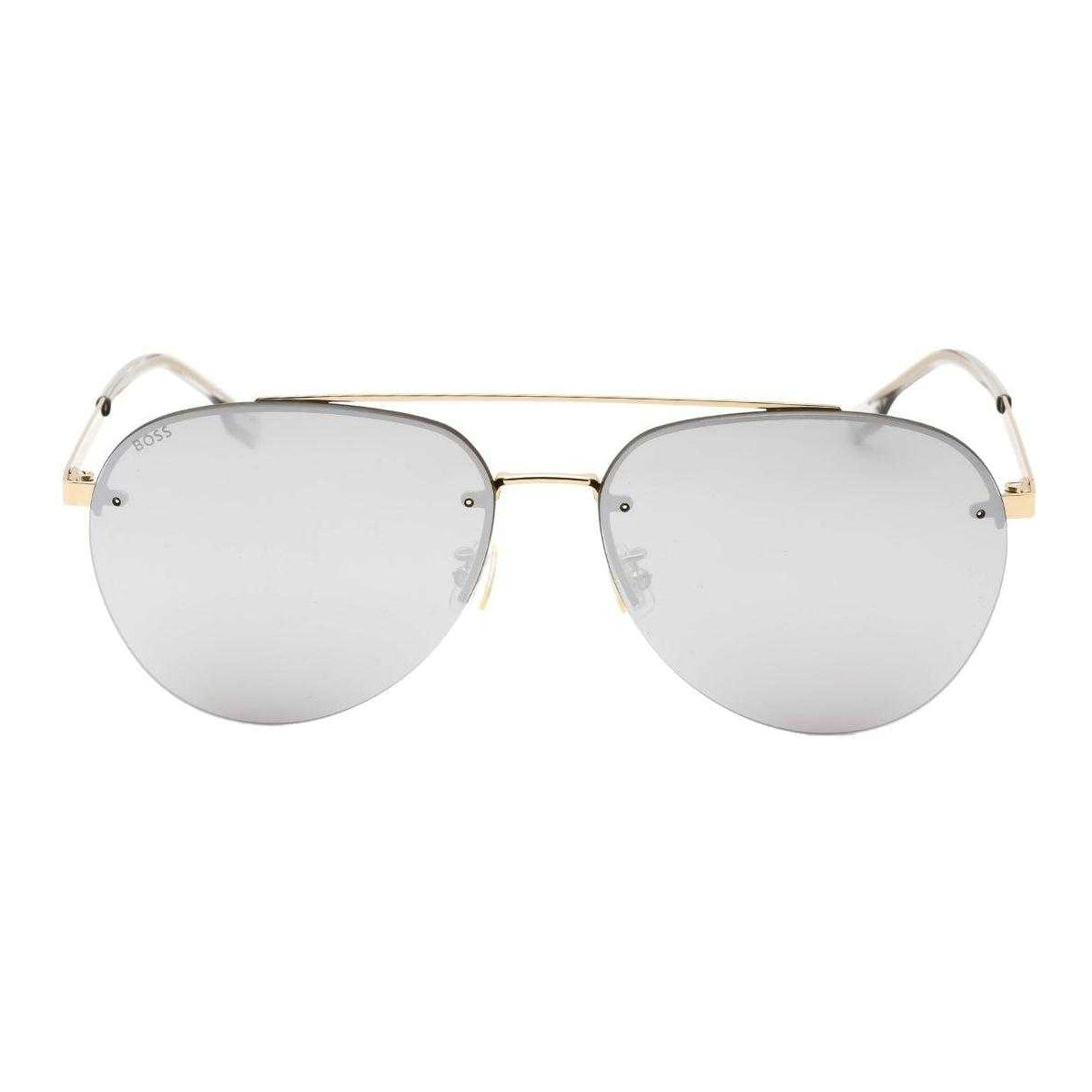 Gold - Back - Hugo Boss Mens Pilot Style Sunglasses