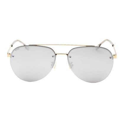 Gold - Back - Hugo Boss Mens Pilot Style Sunglasses