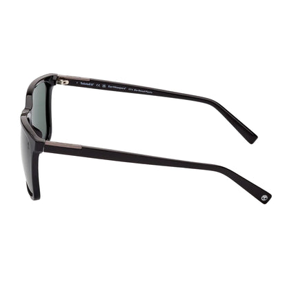 Black - Side - Timberland Mens Tb9280 Shiny Sunglasses