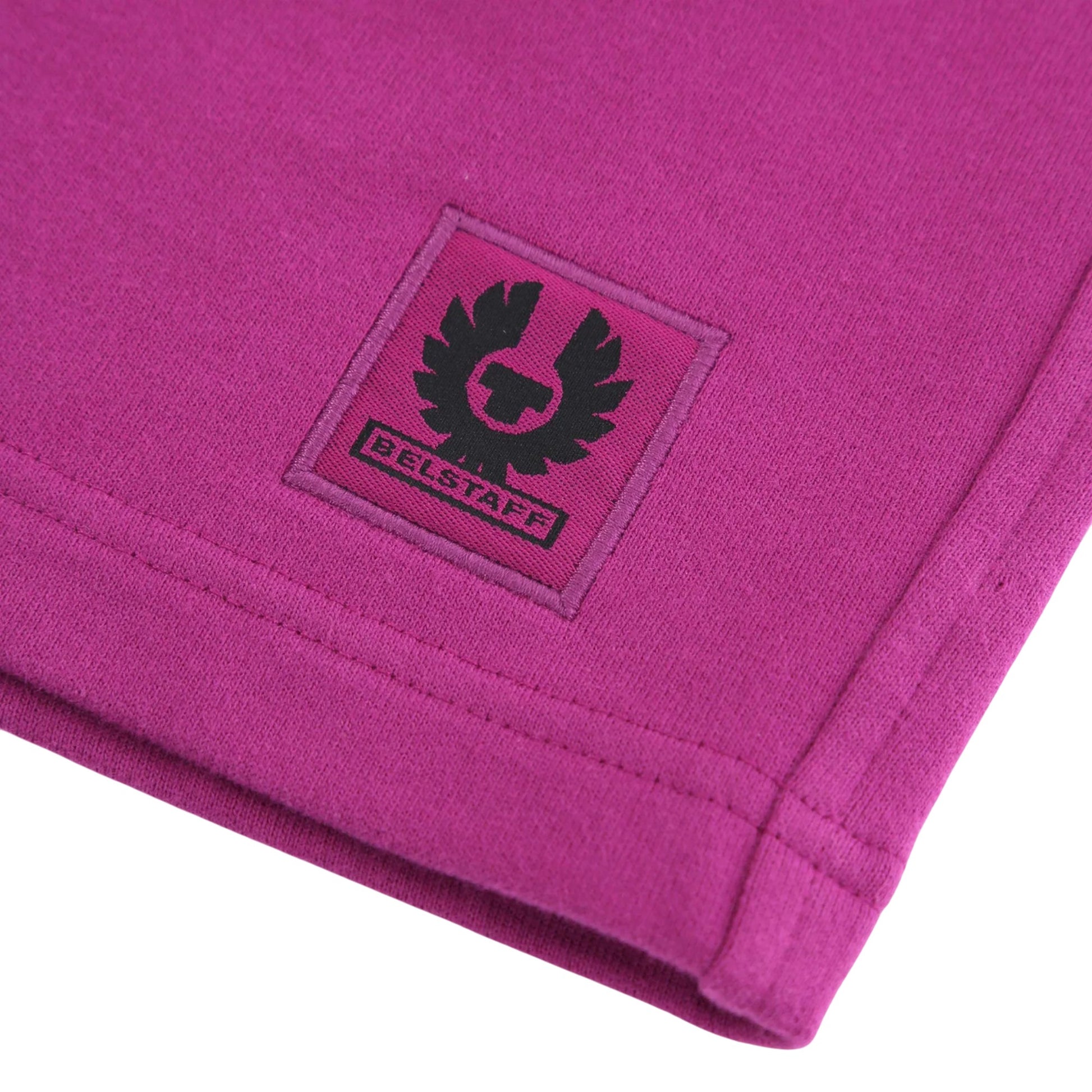 Purple - Lifestyle - Belstaff Mens Logo Sweat Shorts