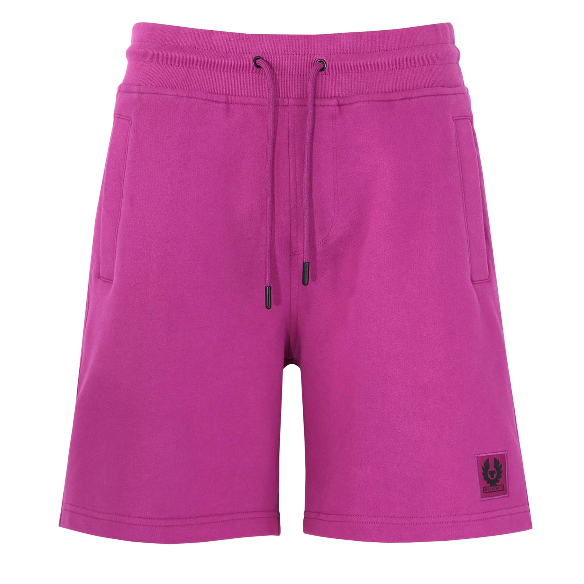 Purple - Front - Belstaff Mens Logo Sweat Shorts