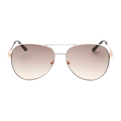 Brown-Rose Gold - Back - Guess Mens Gradient Sunglasses