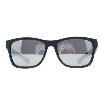 Grey-Black - Side - Lacoste Mens Satin Plain Sunglasses