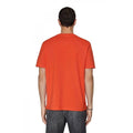 Orange-Black - Pack Shot - Diesel Unisex Adult Power Station Logo T-Shirt