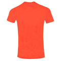 Orange - Back - Diesel Unisex Adult Power Station Logo T-Shirt