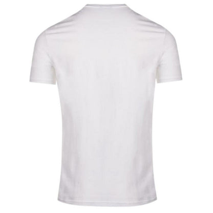 White-Red - Back - Diesel Unisex Adult Power Station Logo T-Shirt