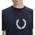 Navy Blue - Side - Fred Perry Unisex Adult M8536 608 T-Shirt