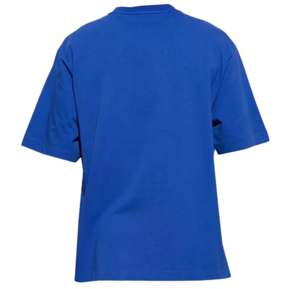 Dark Blue - Back - Off White Mens Logo Stamp T-Shirt