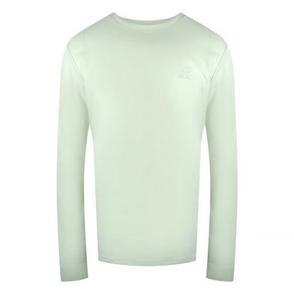 Off White - Front - Diesel Unisex Adult Logo Long-Sleeved T-Shirt