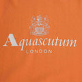 Orange - Back - Aquascutum Mens Big Logo Active Sweatshirt