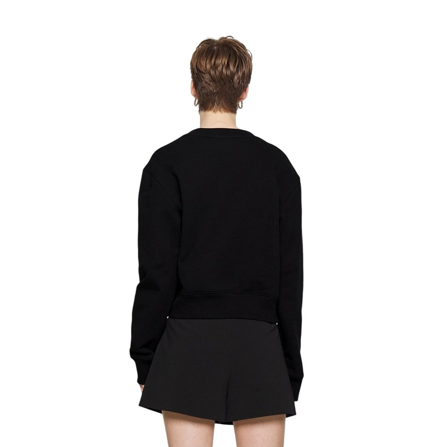 Black - Back - Moschino Womens Couture Milano Sweatshirt