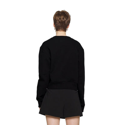Black - Back - Moschino Womens Couture Milano Sweatshirt