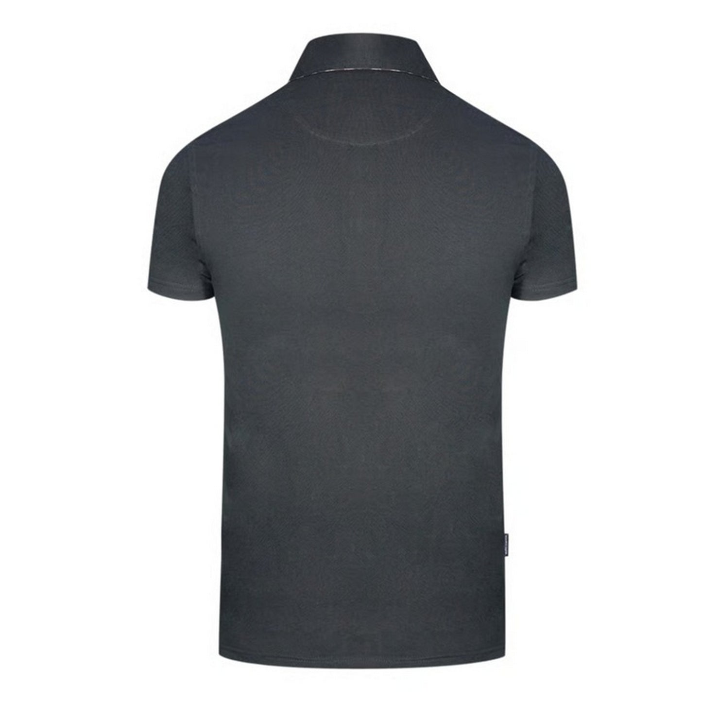 Black - Back - Aquascutum Unisex Adult Aldis Logo Polo Shirt