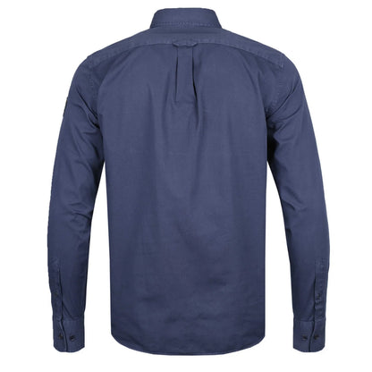 Deep Navy - Back - Belstaff Mens Pitch Shirt