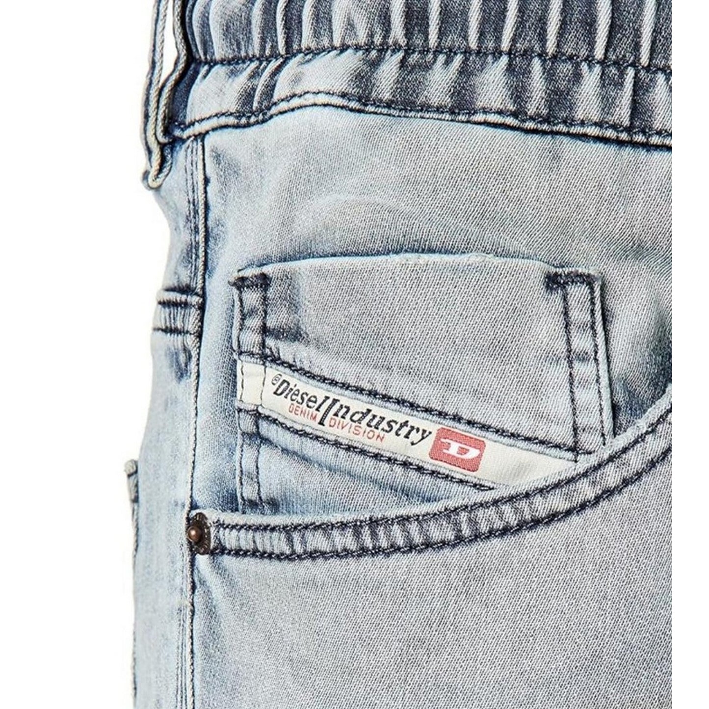 Light Blue - Back - Diesel Unisex Adult D-Krooley Jeans