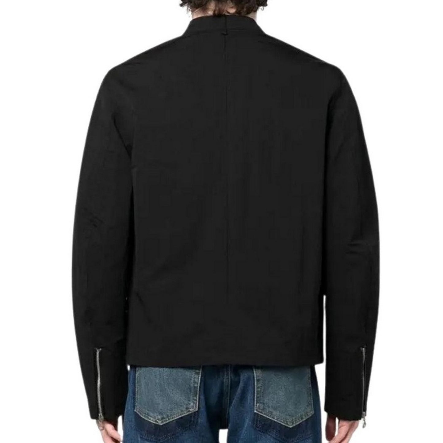 Black - Back - Diesel Unisex Adult Plain Jacket