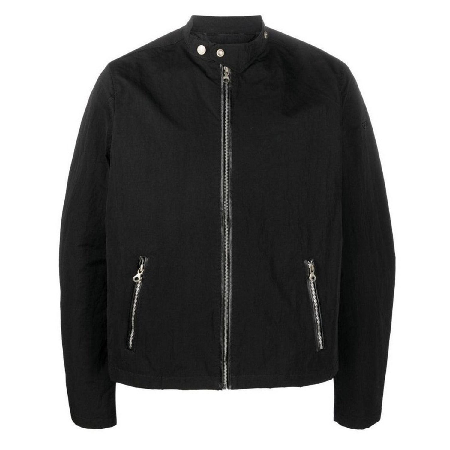 Black - Front - Diesel Unisex Adult Plain Jacket