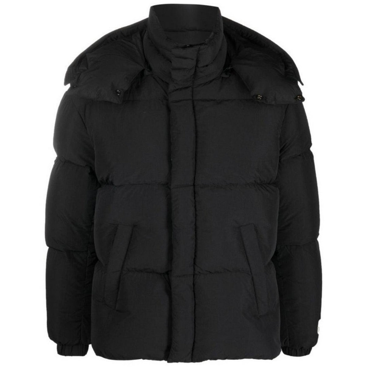 Black - Front - Diesel Womens-Ladies Plain Winter Jacket