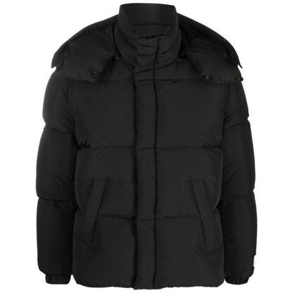 Black - Front - Diesel Womens-Ladies Plain Winter Jacket