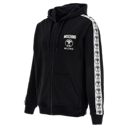 Black - Lifestyle - Moschino Mens Question Mark Logo Hoodie