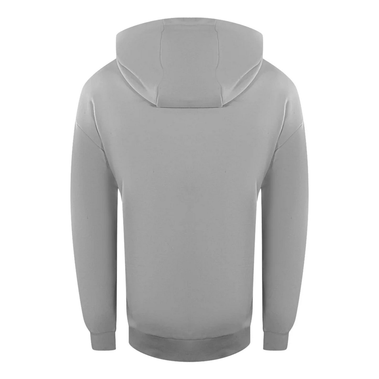 Grey - Back - Ice Iceberg Unisex Adult Small Logo Full Zip Hoodie