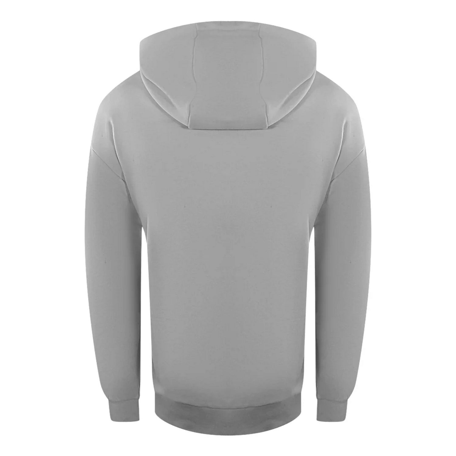Grey - Back - Ice Iceberg Unisex Adult Small Logo Full Zip Hoodie