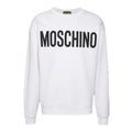White - Front - Moschino Mens Bold Logo Jumper